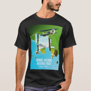 Camiseta Mapa del Parque Nacional Manuel Antonio