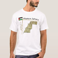 Mapa del Sahara Occidental + Bandera + Cargo-Camis