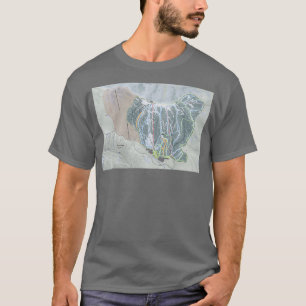 Camiseta Mapa del sendero Brundage Resort