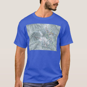 Camiseta Mapa del sendero de la cuenca de Bogus