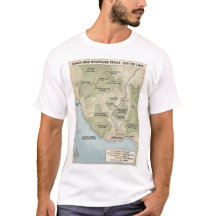 Mapa del Sendero de Santa Cruz California Redwood 