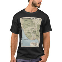 Mapa del Sendero de Santa Cruz California Redwood 