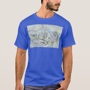 Camiseta Mapa del sendero de Seven Springs Resort