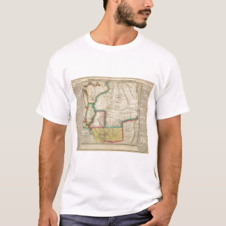 Camiseta Mapa del territorio de Arkansas