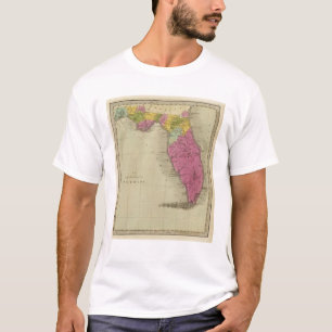 Camiseta Mapa del territorio de la Florida