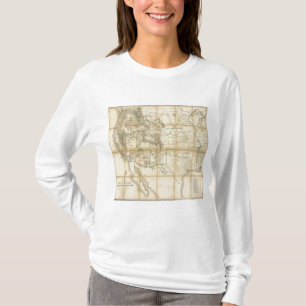 Camiseta Mapa del territorio de los Estados Unidos 2