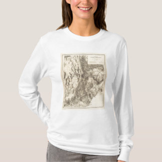 Camiseta Mapa del territorio de Utah
