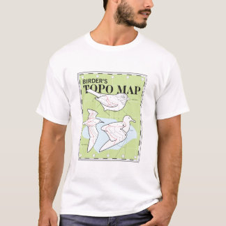 Camiseta Mapa del Topo del Birder