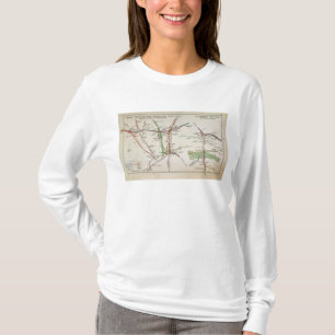 Camiseta Mapa del transporte de Londres, c.1915
