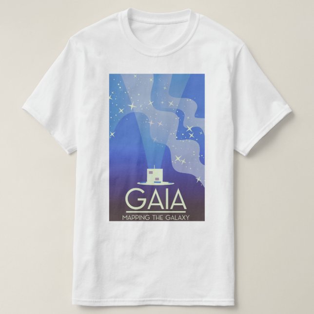 Camiseta Mapa del universo de GAIA (Diseño del anverso)