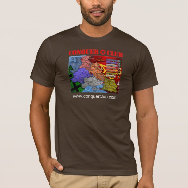 Camiseta Mapa delantero del este de WWII (Anverso)