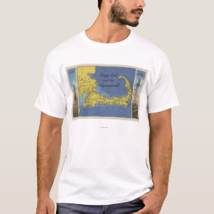 Camiseta Mapa detallado del Pilgrimland
