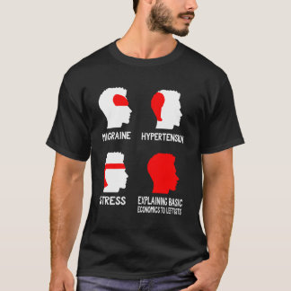 Camiseta Mapa divertido de dolores de cabeza socialistas