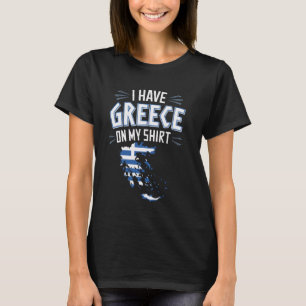 Camiseta Mapa divertido de Grecia Ciudadanía helena Carrera