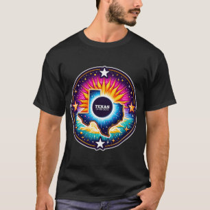 Camiseta Mapa Eclipse solar total 8 de abril de 2024
