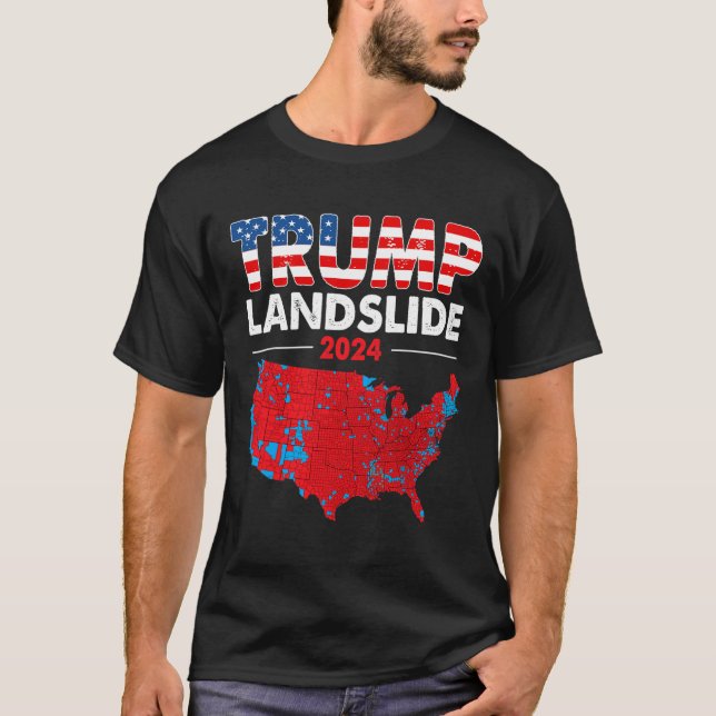 Camiseta Mapa electoral de 2024 arrollador de Mamáes electo (Anverso)