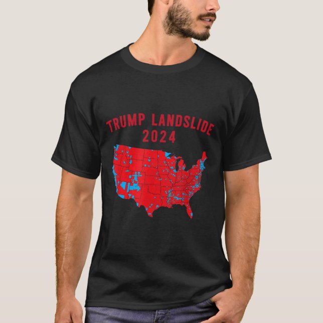 Camiseta Mapa electoral de 2024 arrollador de Mamáes electo (Anverso)