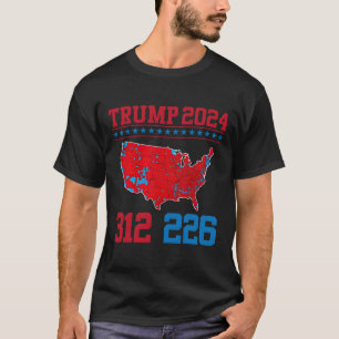 Camiseta Mapa electoral de 2024 Resultados de las eleccione