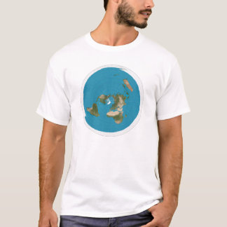 Camiseta Mapa equidistante azimutal