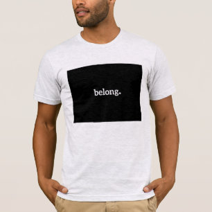 Camiseta Mapa Estatal de Colorado en Belong