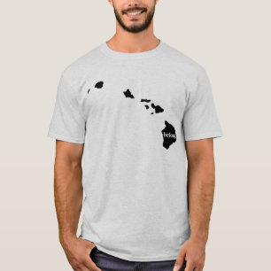 Camiseta Mapa estatal de Hawaii Belong