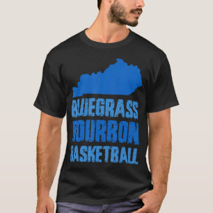 Camiseta Mapa estatal de Kentucky Football Basketball Blueg