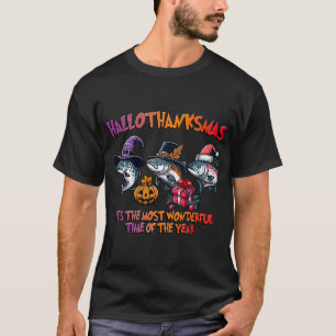 Camiseta Mapa estatal de pesca en hielo de Michigan
