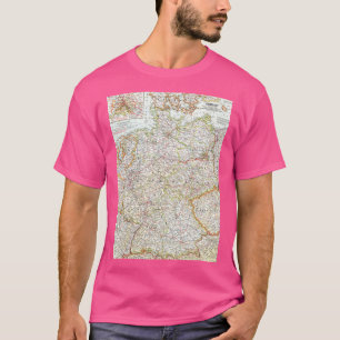 Camiseta Mapa ferroviario de Alemania 16k