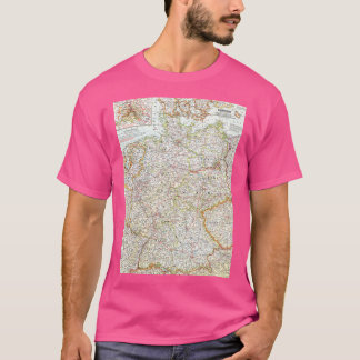 Camiseta Mapa ferroviario de Alemania 16k