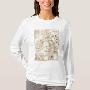 Camiseta Mapa ferroviario de las islas británicas