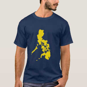 Camiseta Mapa filipino amarillo