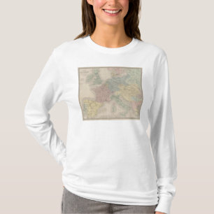 Camiseta Mapa general de ferrocarriles europeos