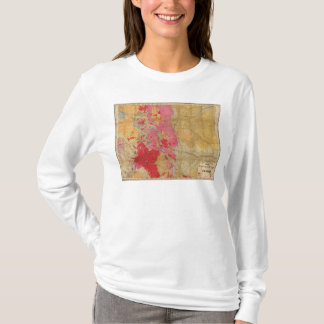 Camiseta Mapa geológico de McNally del rand el nuevo