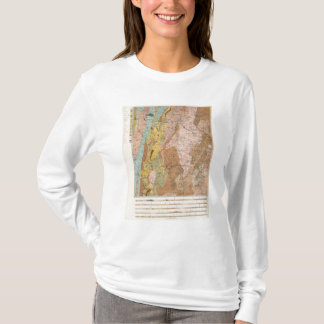 Camiseta Mapa geológico de New Hampshire 2