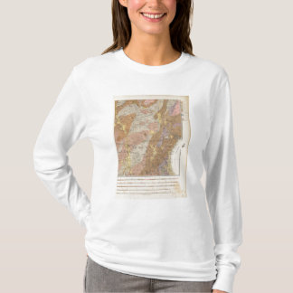 Camiseta Mapa geológico de New Hampshire 4