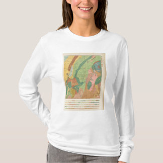 Camiseta Mapa geológico de New Hampshire 5