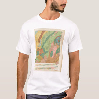 Camiseta Mapa geológico de New Hampshire 5
