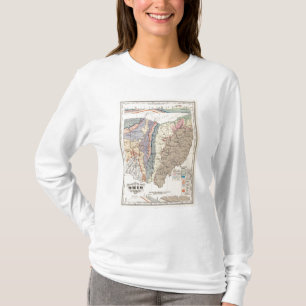 Camiseta Mapa geológico de Ohio