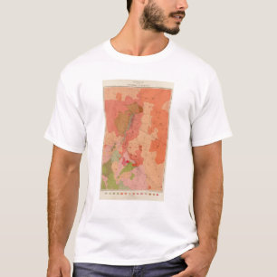 Camiseta Mapa geológico del distrito de Washoe