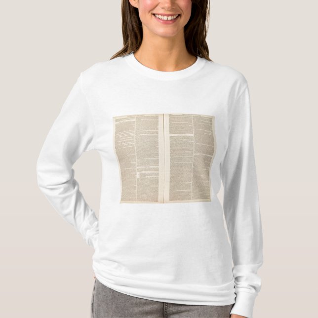 Camiseta Mapa geológico del Norteamérica (Anverso)
