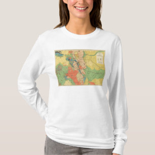 Camiseta Mapa geológico general de Colorado