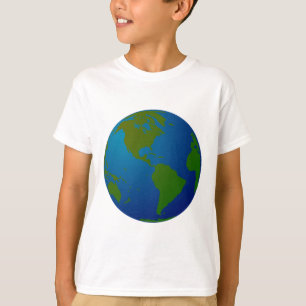 Camiseta Mapa/globo