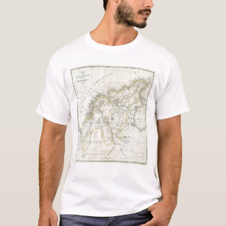 Camiseta Mapa grabado de Colombia