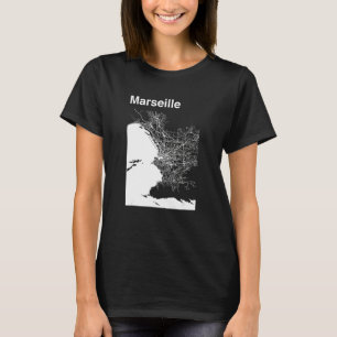 Camiseta Mapa gráfico del mapa clásico de la ciudad de Mars