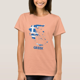 CAMISETA MAPA GRIEGO