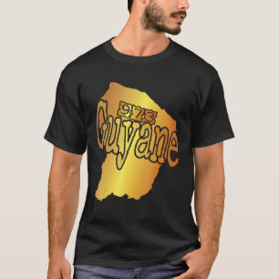 Camiseta Mapa guyanés de Guyana 973