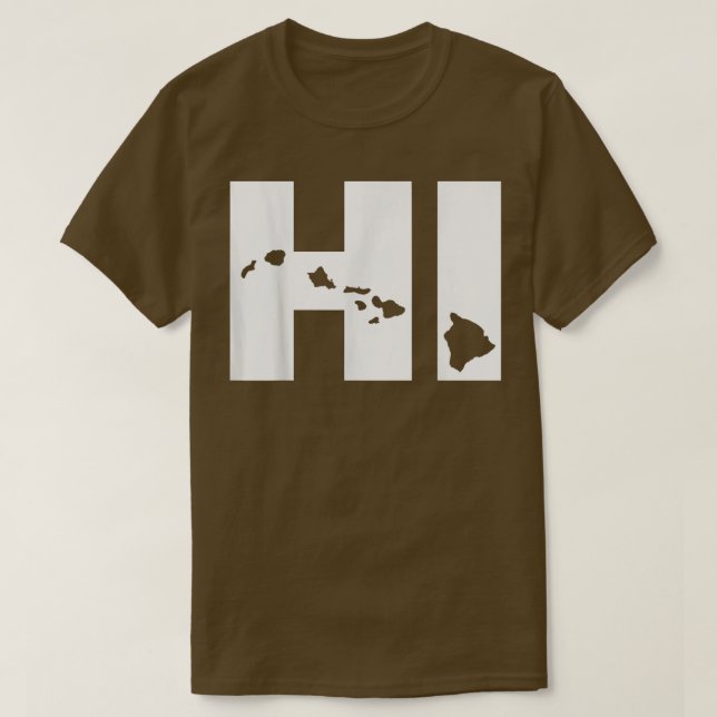 Camiseta Mapa Hi Hawaii 1498  (Diseño del anverso)