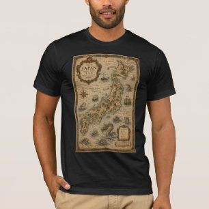 Camiseta Mapa histórico de Japón 