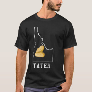Camiseta Mapa Idaho Del Estado De Idaho