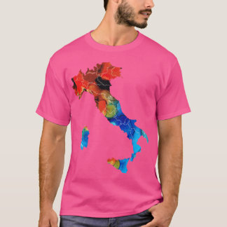 Camiseta Mapa italiano de Italia por Sharon Cummings divert
